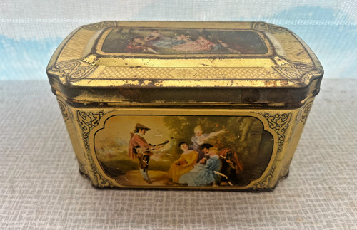 Alte vintage blechdose - alte,