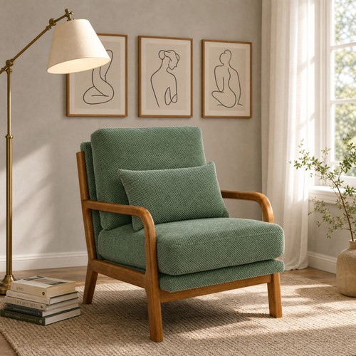 Wooden lounge chair - lounge,