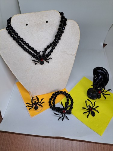 Crazy schmuckset schwarz - in,