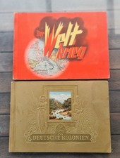 2x Sammelbuch "Der Weltkrieg" und "Deutsche Kolonien" BEIDE VOLLSTÄNDIG!