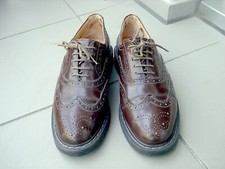 Solovair/Ur-Doc Martens Schuhe, UK 7, English Brogue, Nut Brown, 5-Loch