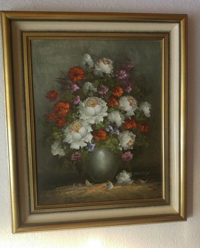 Bild öl blumen blumenstrauß - bild,
