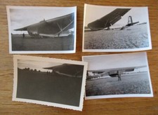 4 alte Fotos Flugzeug / Lastensegler Messerschmitt Me 321 / 2.WK
