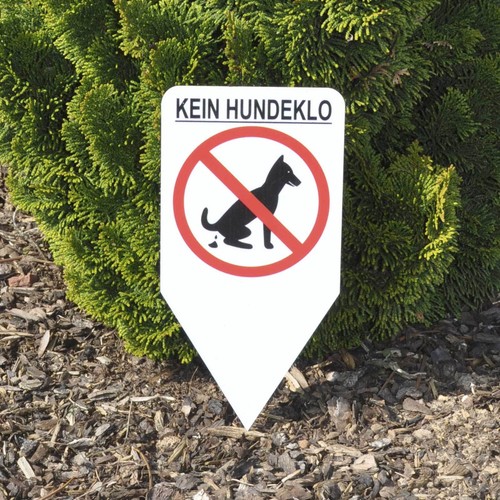 Einstecker kein hundeklo - einstecker,