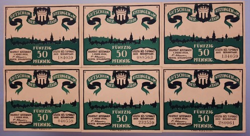 Kitzingen serienscheine - kitzingen-,