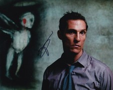 MATTHEW MCCONAUGHEY signed Autogramm 20x25cm TRUE DETECTIVE in Person autograph