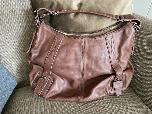 Tasche leder braun esprit neu - tasche,