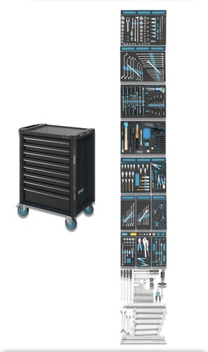 Hazet werkstattwagen schwarz - schwarz, 8