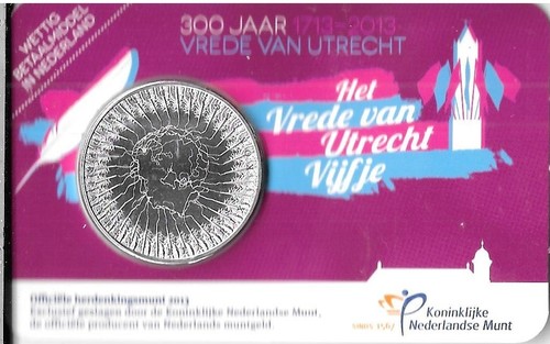 Coincard vrede van - "vrede,