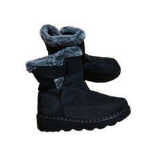 Damen Winter Schnee Stiefeletten,Warm Gr 39, Schwarz