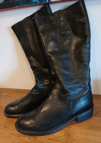 Gabor hohe lederstiefel - gabor,