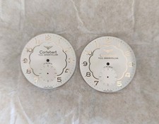  UHRMACHEREI 2 Zifferblatt CORTEBERT T.C.D DEMIRYOLLARARI neu CGG369