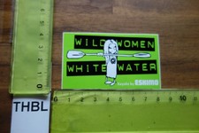 Alter Aufkleber Wassersport Wildwomen Whitewater Kayak by ESKIMO
