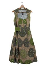 NOH NEE DIRNDL Dirndl Damen Trachtenmode Gr. DE 44 khaki-creme Elegant