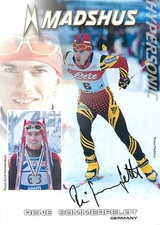 René Sommerfeldt Autogrammkarte Langlauf Madshus original signiert GER