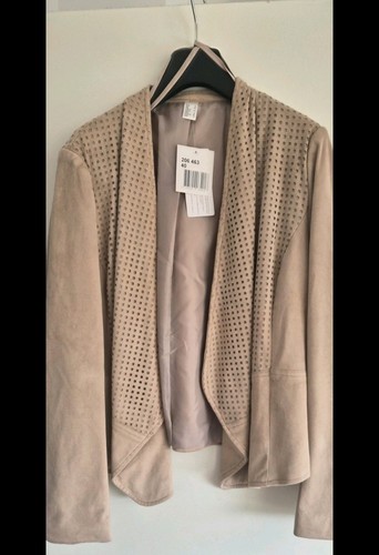 Heine velourleder jacke 40 - velourleder,