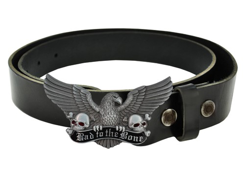 Ledergürtel buckle biker - ledergürtel, &