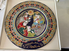 Rosenthal Porzellan Weihnachtsteller 1977, Björn Wiinblad