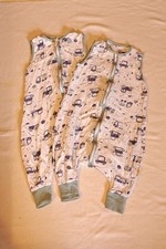 Zwei Stück Schlummersack Sommer Schlafsack mit Füßen, 0.5TOG  Musselin