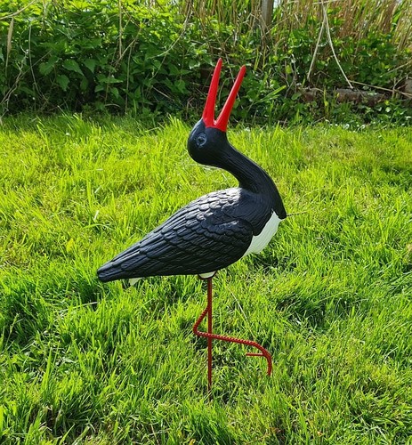 Kleiner schwarz storch - schwarz, figur