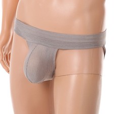 Herren transparenter Netz Slip