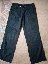 Schwarze Stoff-Hose Gr.  38