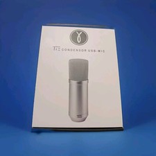 TIE Studio Condenser Mic USB silver Home Recording Kondensator Mikrofon - neu