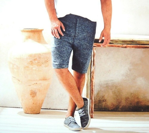 Herren leinenhose bermuda - herren,