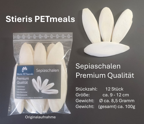 Sepiaschalen 9 12cm - -,