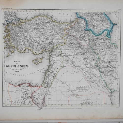 Karte von klein asien - von,