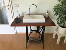 3 in 1Nähmaschinen - Waschtisch, Deko-Tisch, Nähtisch, Gusseisern Singer Vintage