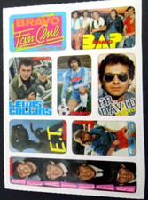 Aufkleber-Bogen Bravo Star