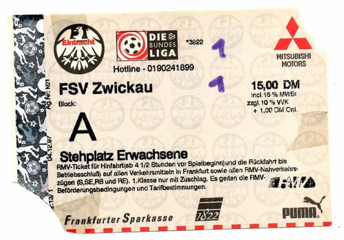 Ticket bl eintracht - ticket,