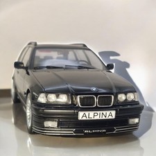 BMW Alpina B3 3.2 E36 Touring Kombi 1995 schwarz metallic Modellauto 1:18 MCG