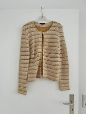 Kurze Jacke Blazer weiß gelb