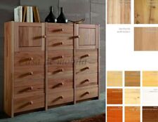 Massivholz Highboard Kernbuche