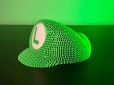 Gestrickte Luigi Mütze, Knitted Look, Gaming Zubehör, Merchandise