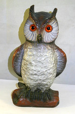 Alte ZEHO Eule - wie Gartenzwerge - Gartenfigur - Gartendeko