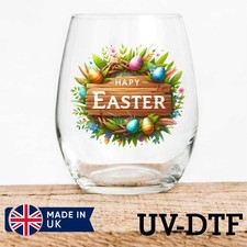 Holz Ostern Schild 8 Stück UV