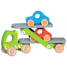 Autotransporter aus Holz mit 2
