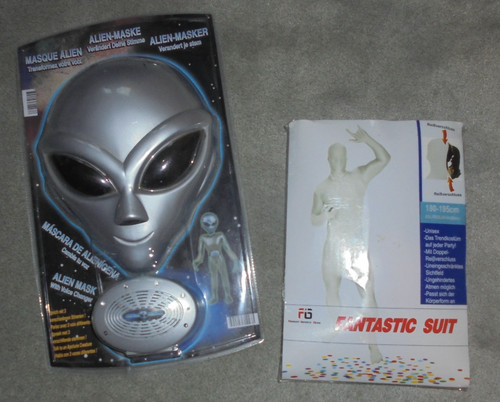 Karneval herren kostüm alien - karneval,