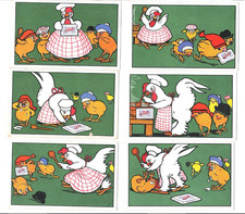 Palmin / Kaufmannsbilder / Serie 114 /  Der Hahn als Küchenmeister / komplett