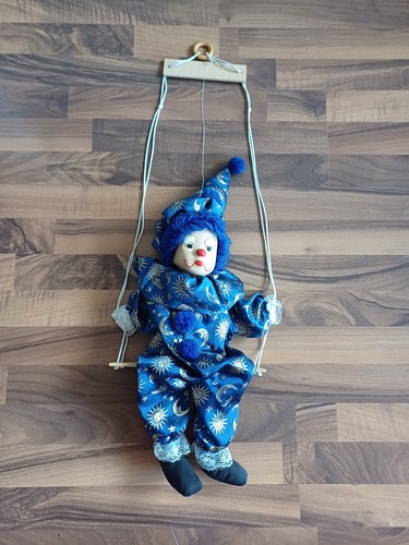 Clown figur blau - clown, |