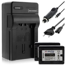 2 Akkus VW-VBK180 + Ladegerät