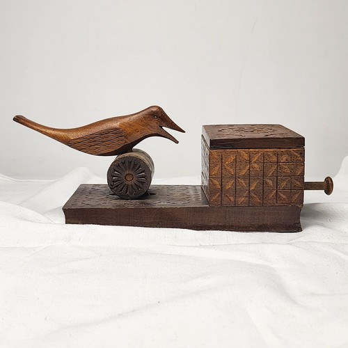 Zigarettenspender holz vogel - zigarettenspender,