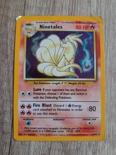 Pokemon Karte Vulnona Ninetales 12/102 Base Set Holo Rare TCG Englisch