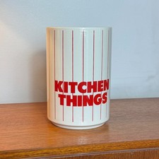 Hornsea Keramik rote Streifen