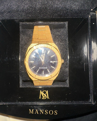 Mansos armbanduhr 38mm gold - mansos,
