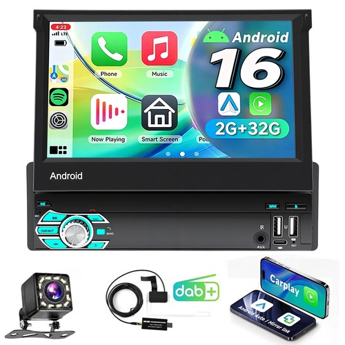 Dab android16 carplay din 7 - android16,
