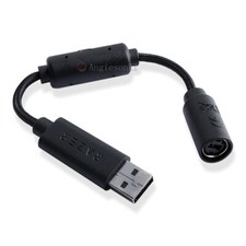USB Split Dongle Kabel Adapter für Razer Xbox 360 PC Wired Controller